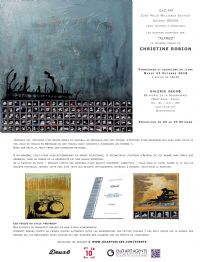 Exposition Alfred, Christine Robion. Du 23 au 27 octobre 2018 à Paris07. Paris. 